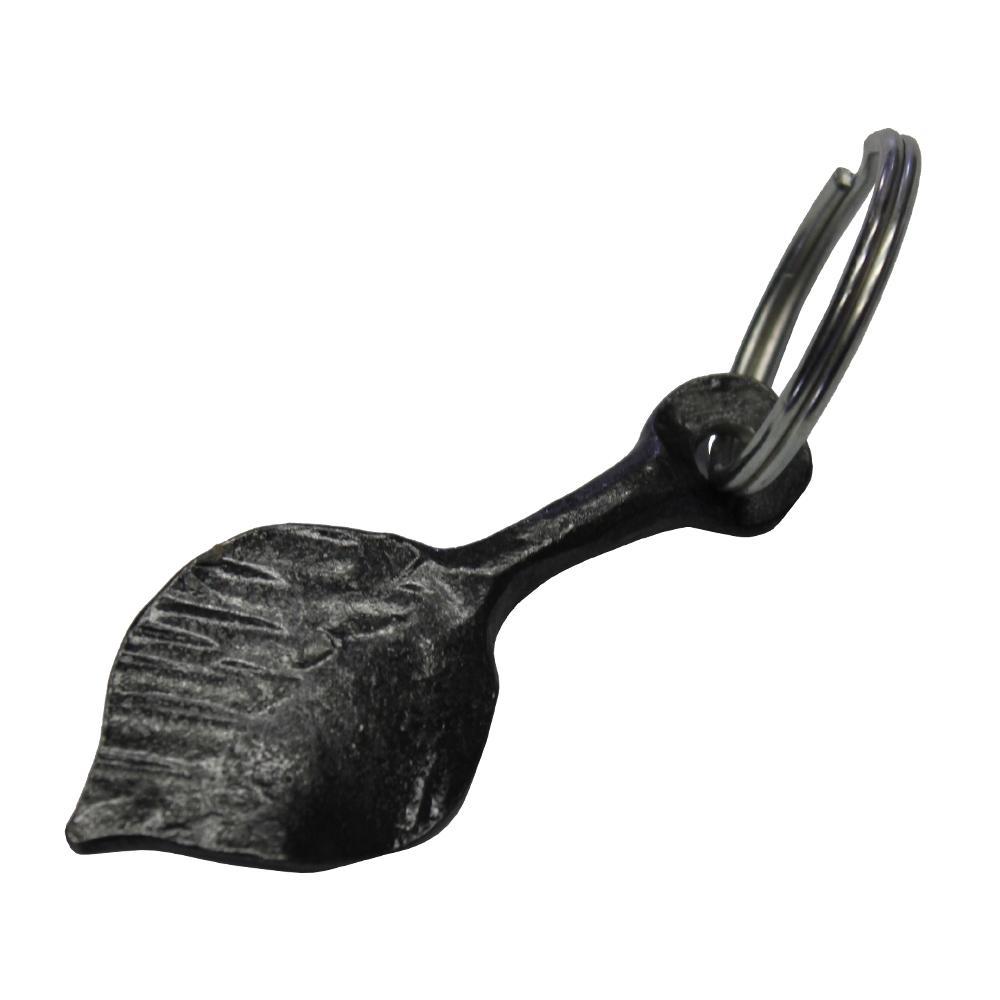 Featured image for “Forged leaf key chain”
